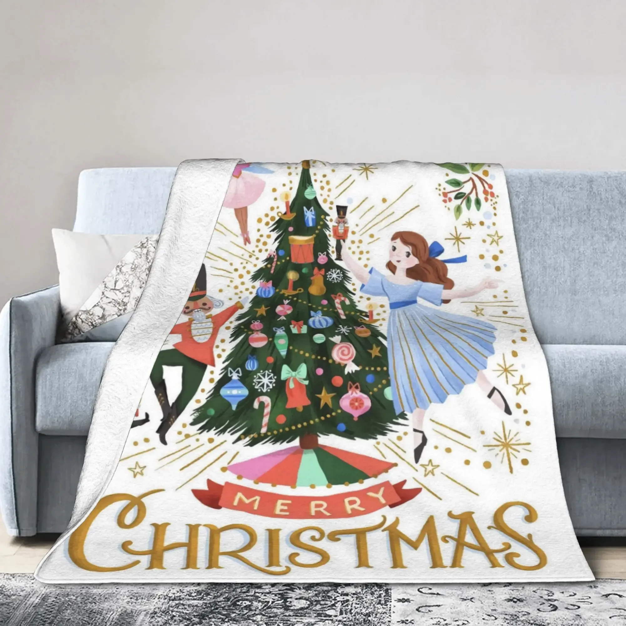 Christmas Nutcracker Blanket Soft Warm Throw for Kids Home Decor Bedspread Holiday Winter Gift
Christmas Nutcracker Blanket Soft Warm Throw for Kids Home Decor Bedspread Holiday Winter Gift