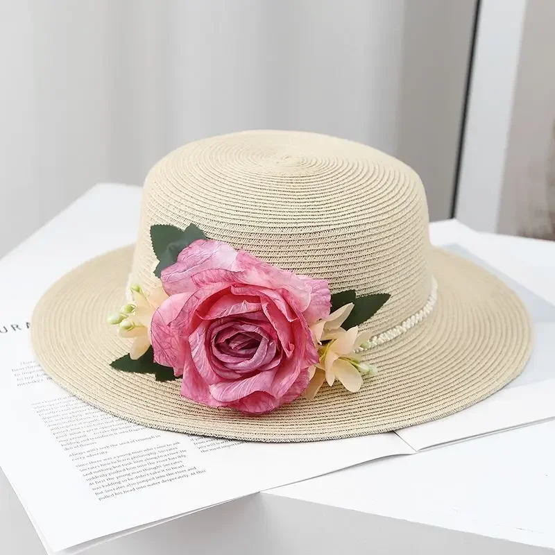 Summer 2025 Must-have! French Handmade Ladies' Flat-top Straw Sun Hat with Floral Design & UV Protection for Beach Trips
Summer 2025 Must-have! French Handmade Ladies' Flat-top Straw Sun Hat with Floral Design & UV Protection for Beach Trips