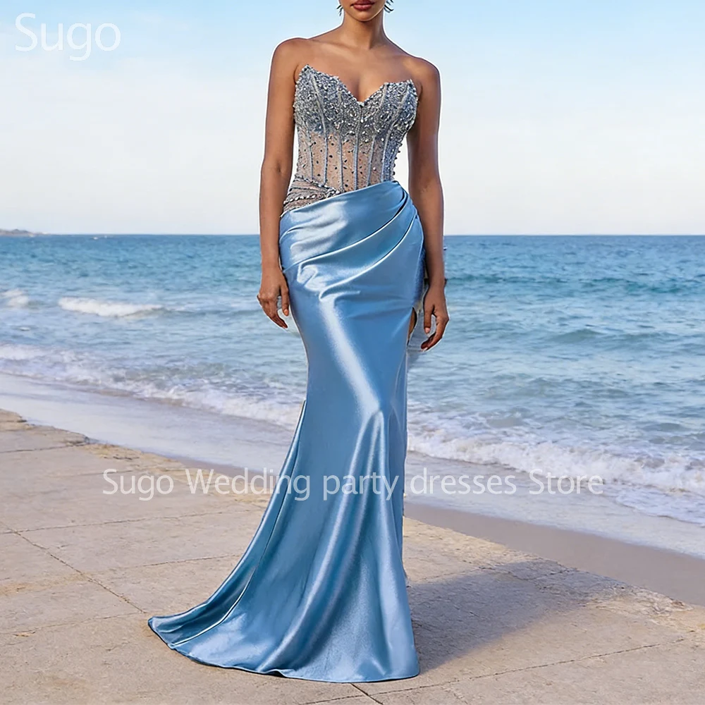 Роскошные длинные вечерние платья с бусинами по индивидуальному заказу для особых случаев, длиной до пола, со шлейфом, женские вечерние платья для выпускного вечера 2026
Роскошные длинные вечерние платья с бусинами по индивидуальному заказу для особых случаев, длиной до пола, со шлейфом, женские вечерние платья для выпускного вечера 2026