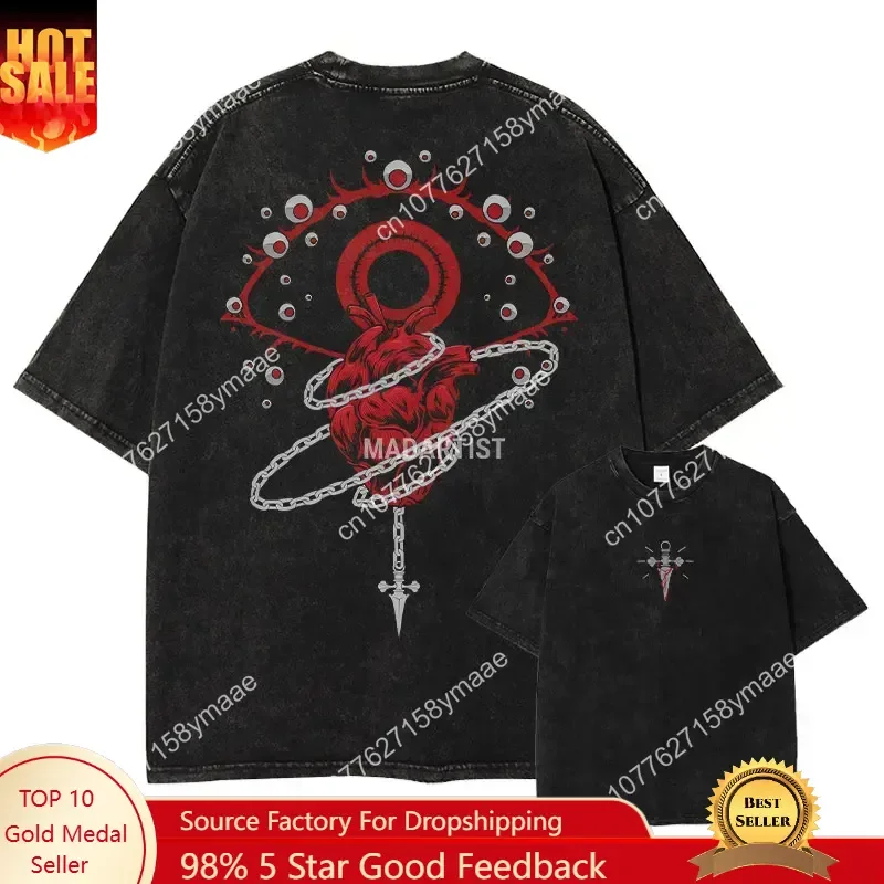 Kurapika T-shirts Vintage Washed Anime Hunter T Shirt Oversize Manga Killua Zoldyck Gon Hisoka Chrollo Tops Tees Men 100% Cotton
Kurapika T-shirts Vintage Washed Anime Hunter T Shirt Oversize Manga Killua Zoldyck Gon Hisoka Chrollo Tops Tees Men 100% Cotton