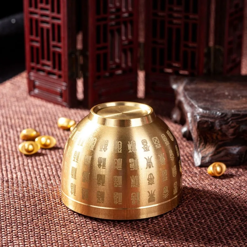 Pure brass Baifu cup jar desktop small ornament ashtray study decoration handle piece creative bronze ware
Pure brass Baifu cup jar desktop small ornament ashtray study decoration handle piece creative bronze ware