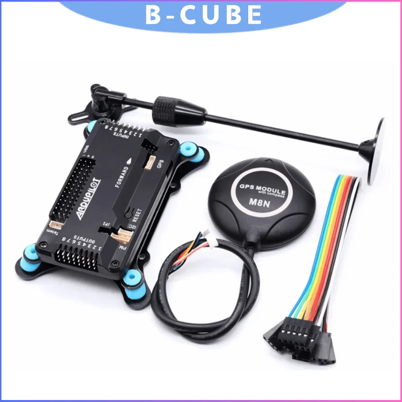 B-CUBE APM 2.8 & M8N GPS Complete Set for Ardupilot, with Built-in Compass, Power Module, Shock Absorber for RC Quadcopter
B-CUBE APM 2.8 & M8N GPS Complete Set for Ardupilot, with Built-in Compass, Power Module, Shock Absorber for RC Quadcopter