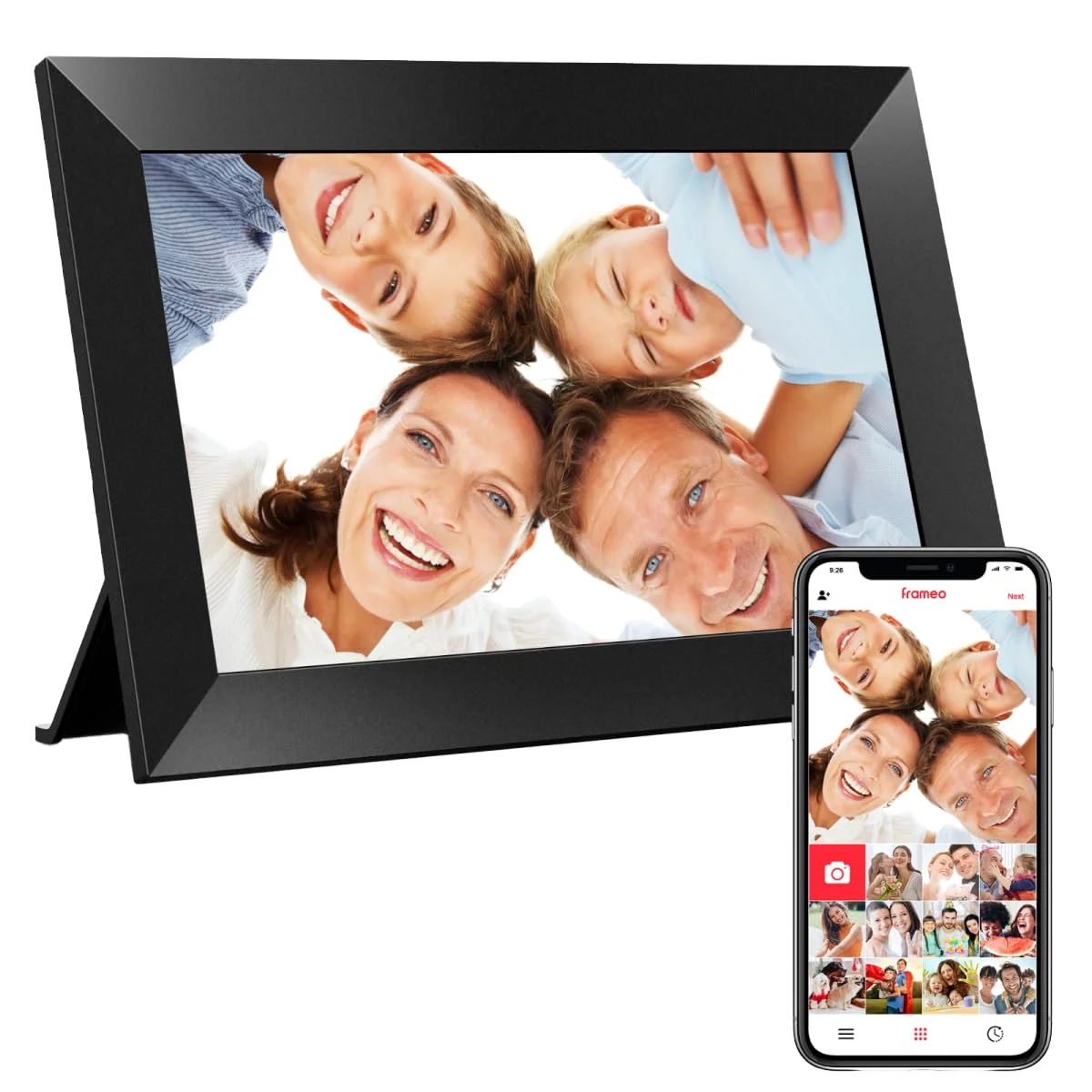 32GB Memory 10.1 Inch Touch Video Digital Picture Lcd Cloud Share Via Frameo App Wifi Digital Photo Frame
32GB Memory 10.1 Inch Touch Video Digital Picture Lcd Cloud Share Via Frameo App Wifi Digital Photo Frame