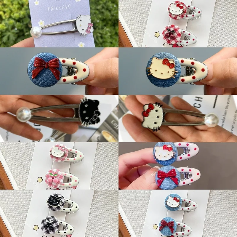 Kawaii Cute Hello Kitty Hair Clip Cartoon Anime Sweet Women's Hairband Side Decoration Student Girl Gift Wholesale
Kawaii Cute Hello Kitty Hair Clip Cartoon Anime Sweet Women's Hairband Side Decoration Student Girl Gift Wholesale