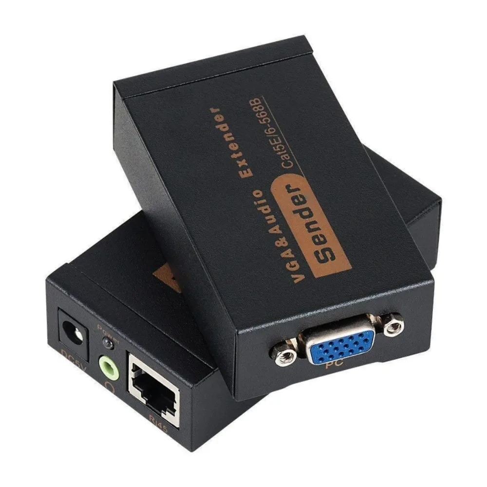 100m VGA Network Cable Extender for Audio and Video Transmission 60m Single Network Cable Rj45 To VGA Signal Amplifier
100m VGA Network Cable Extender for Audio and Video Transmission 60m Single Network Cable Rj45 To VGA Signal Amplifier
