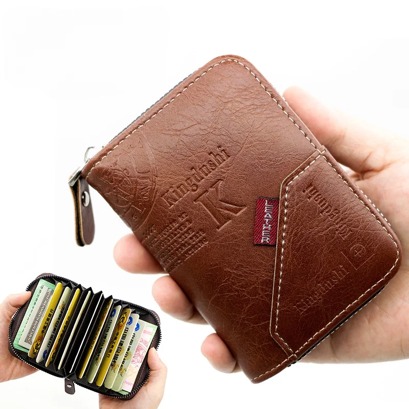 Urban Minimalist Classic Card Bag,European and American Style Letter Zipper Parts Bag,PU Pickup Bag Card Sleeve 11Slot 4.5*3.1in
Urban Minimalist Classic Card Bag,European and American Style Letter Zipper Parts Bag,PU Pickup Bag Card Sleeve 11Slot 4.5*3.1in