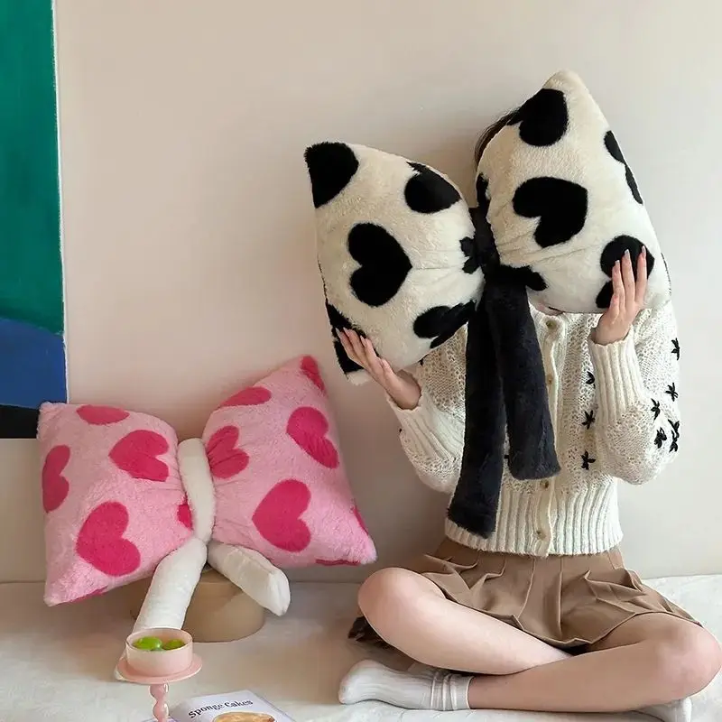 Ins Korean Rabbit Velvet Bow Throw Pillow Cute Nap Pillow Car Bedside Sofa Cushion Waist Backrest Office Waist Cushion
Ins Korean Rabbit Velvet Bow Throw Pillow Cute Nap Pillow Car Bedside Sofa Cushion Waist Backrest Office Waist Cushion