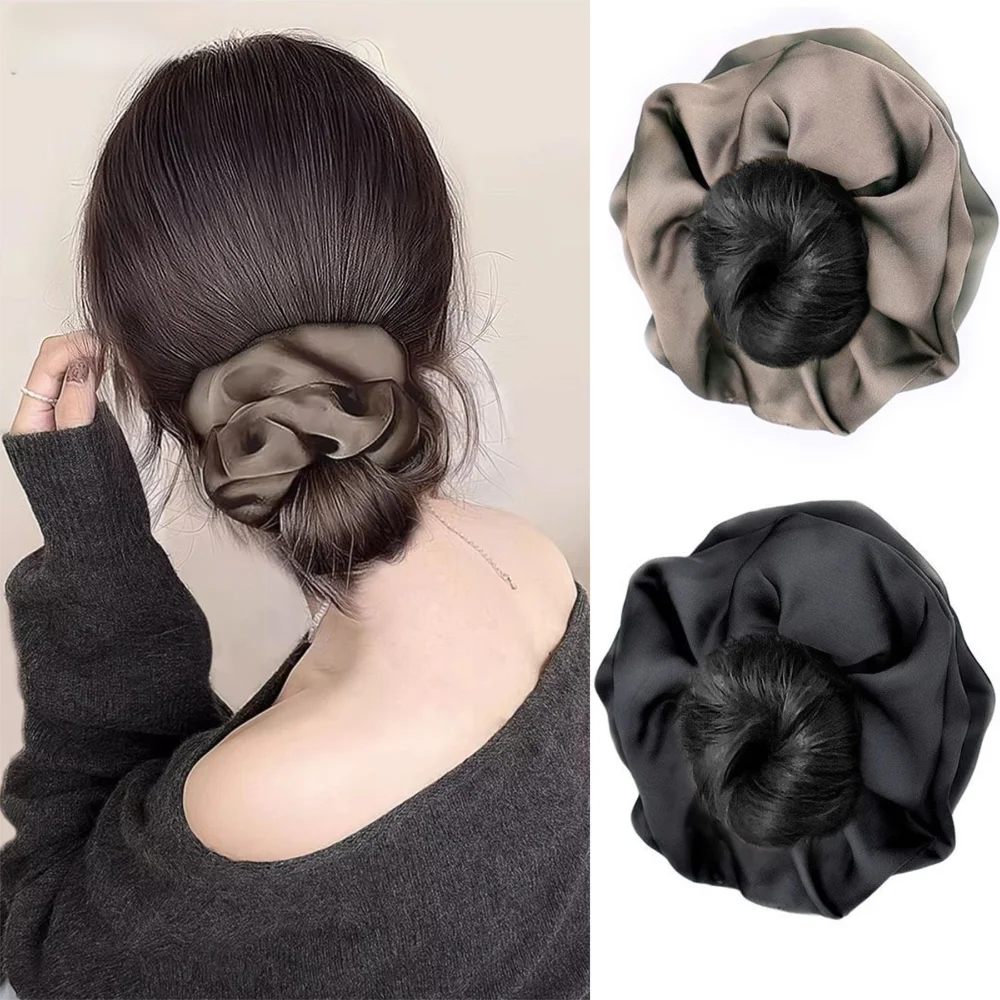 New Synthetic Hair Bun Claw Clip Natural Satin Wig Rubber Band Brown Black Fluffy Bun Head Wig Hair Accessories
New Synthetic Hair Bun Claw Clip Natural Satin Wig Rubber Band Brown Black Fluffy Bun Head Wig Hair Accessories