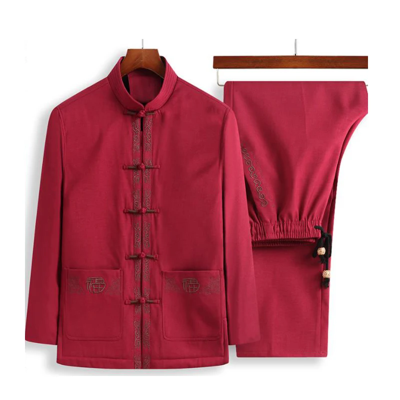 Chinese Traditional Male Winter Tai Chi Clothing Long Sleeve Tai Suit Men Cotton Linen Cotton-padded Clothes Embroidery Wushu
Chinese Traditional Male Winter Tai Chi Clothing Long Sleeve Tai Suit Men Cotton Linen Cotton-padded Clothes Embroidery Wushu