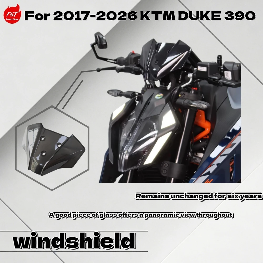 For KTM DUKE 390 2017-2026 Racing Windshield Front Fairing Instrument Guard
For KTM DUKE 390 2017-2026 Racing Windshield Front Fairing Instrument Guard