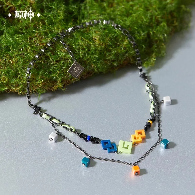 Official GenshinImpact Genuine Kinich Theme Impression Series Game Peripheral Cosplay Double Layer Short Necklace Anime Gift
Official GenshinImpact Genuine Kinich Theme Impression Series Game Peripheral Cosplay Double Layer Short Necklace Anime Gift