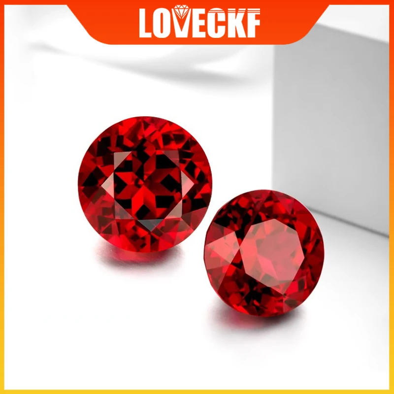Top Pigeon Blood Lab Grown Ruby Gemstone Round Cut Synthetic Ruby Loose Diamond Gems with AGL Certificate for Jewelry Making
Top Pigeon Blood Lab Grown Ruby Gemstone Round Cut Synthetic Ruby Loose Diamond Gems with AGL Certificate for Jewelry Making