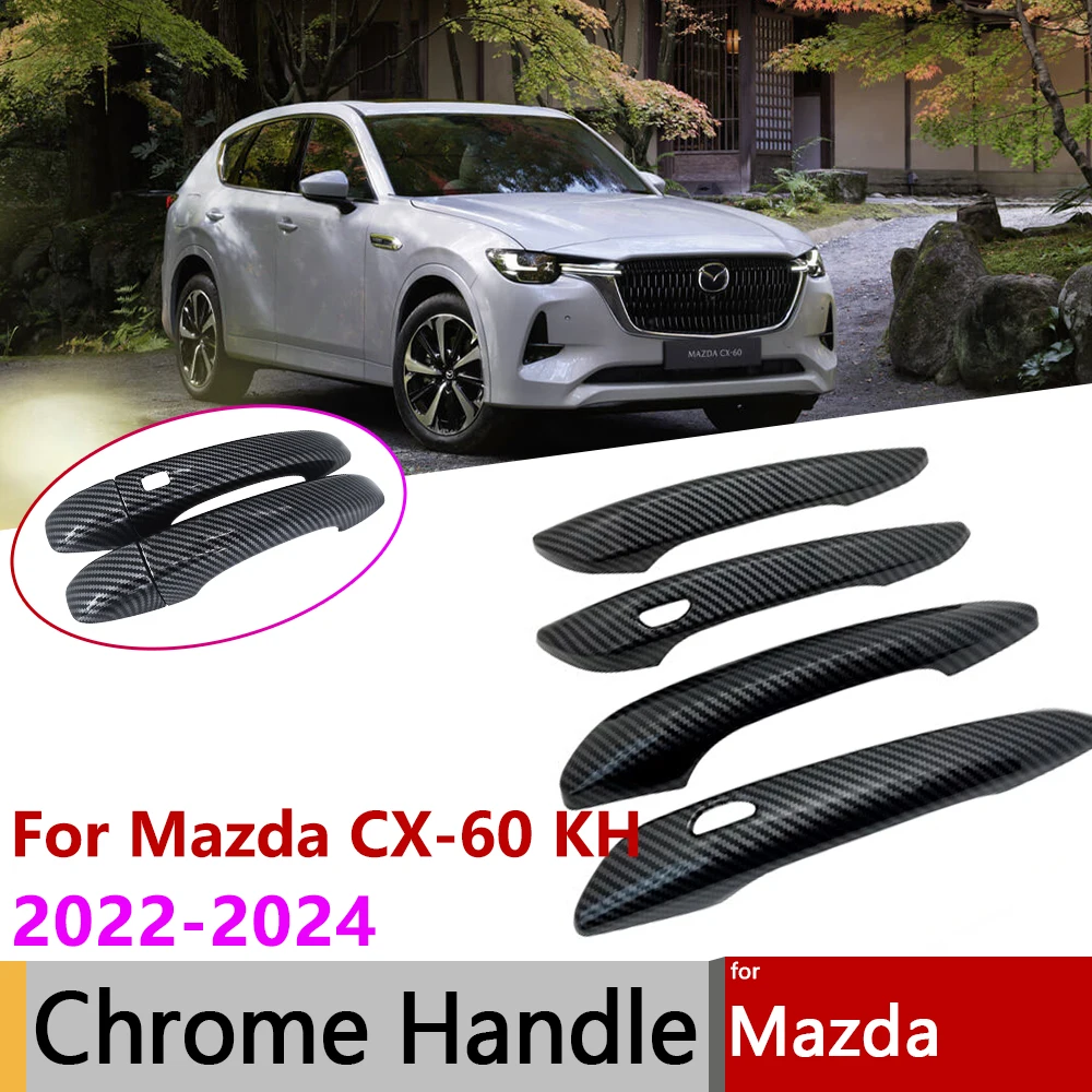 Для Mazda CX-60 CX 60 CX 60 кг 2022 ~ 2024 автомобильная умная дверная ручка крышка накладка комплект глянцевый черный углеродное волокно хромированные внешние аксессуары
Для Mazda CX-60 CX 60 CX 60 кг 2022 ~ 2024 автомобильная умная дверная ручка крышка накладка комплект глянцевый черный углеродное волокно хромированные внешние аксессуары