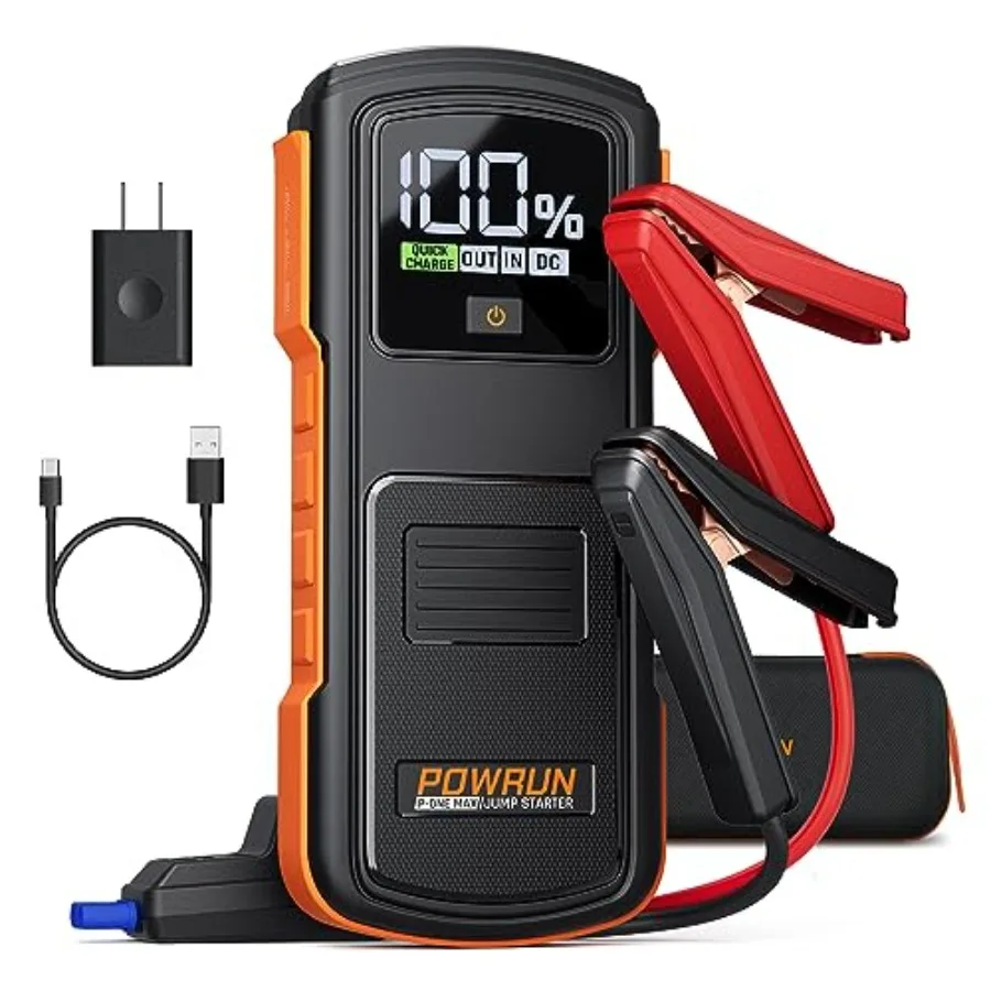 Jump Starter 4000A Portable Jump Box Car Jump Starter Battery Pack for All Gas or Diesel Engines up to 10.0L 12V Car Battery Ju
Jump Starter 4000A Portable Jump Box Car Jump Starter Battery Pack for All Gas or Diesel Engines up to 10.0L 12V Car Battery Ju
