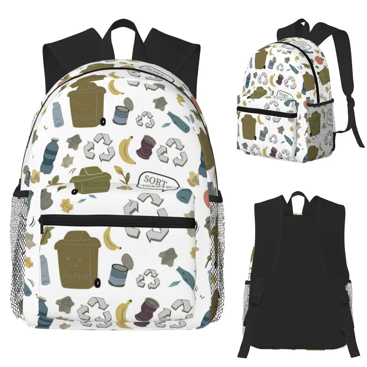 Seamless Eco Waste Sorting Pattern Student Backpack School Bag Hiking Travel Daypack for Men Women Fashion Bookbag Shoulder Bags
Seamless Eco Waste Sorting Pattern Student Backpack School Bag Hiking Travel Daypack for Men Women Fashion Bookbag Shoulder Bags