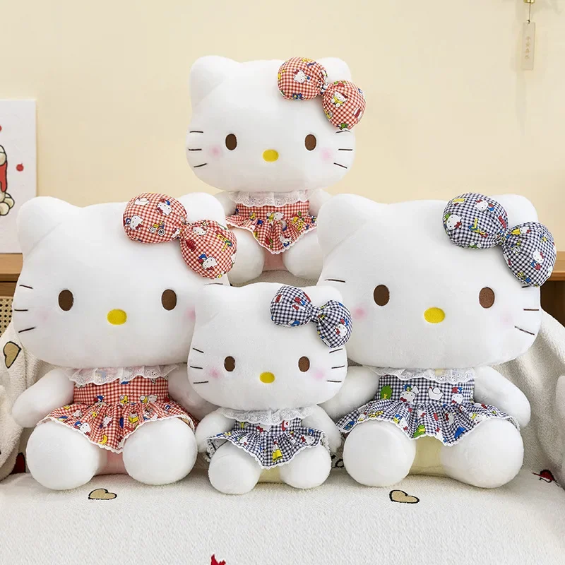 30-60 см кукла Sanrio Hello Kitty, маленькая свежая юбка, кукла-кошка, плюшевая игрушка для девочек, подушка для домашнего декора, милые мультяшные подарки на день рождения для девочек
30-60 см кукла Sanrio Hello Kitty, маленькая свежая юбка, кукла-кошка, плюшевая игрушка для девочек, подушка для домашнего декора, милые мультяшные подарки на день рождения для девочек