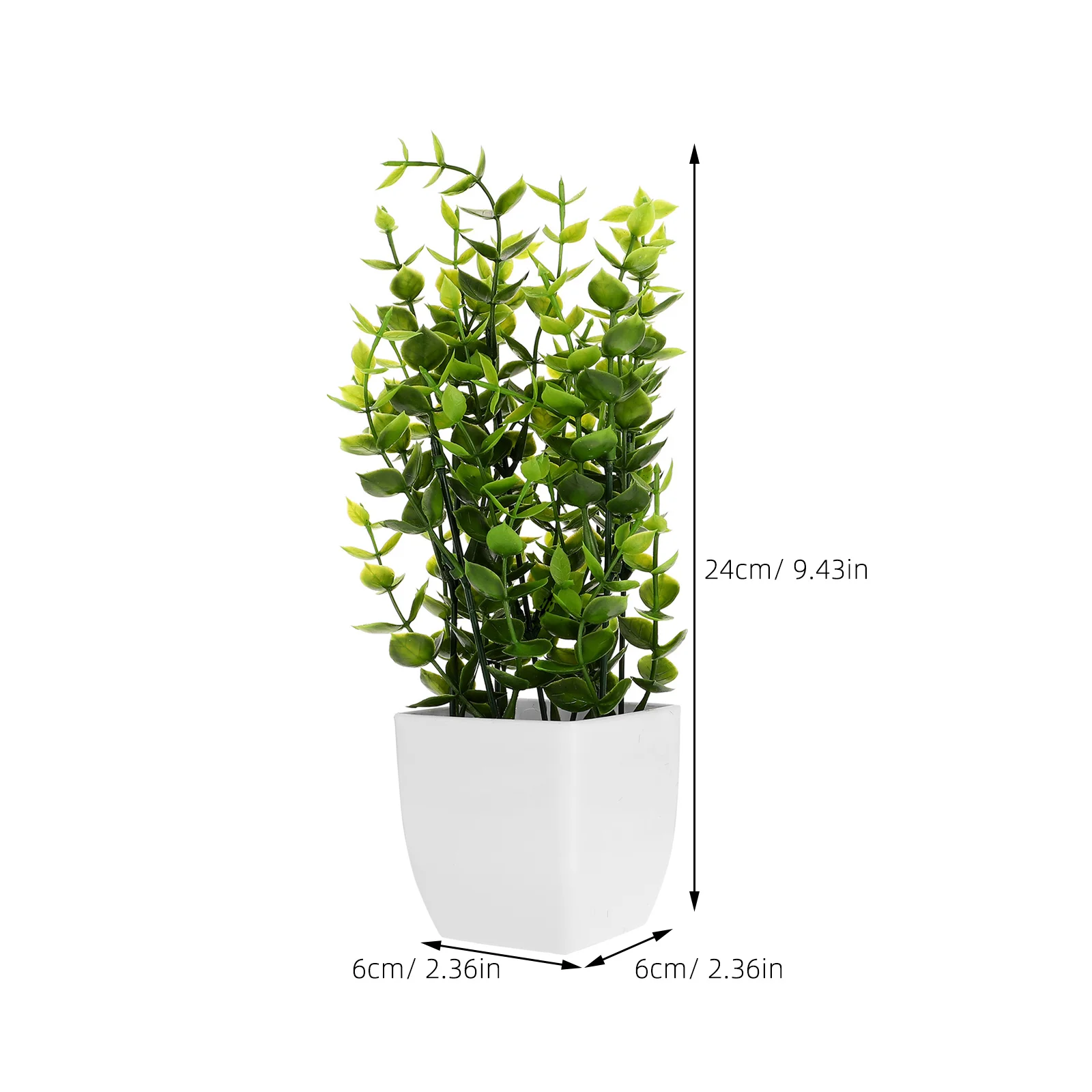 2Pcs Artificial Potted Plants DurablePlants Decor Long Term Use Home Office Hotel Study Room Gift Choice Spring Eucalyptus
2Pcs Artificial Potted Plants DurablePlants Decor Long Term Use Home Office Hotel Study Room Gift Choice Spring Eucalyptus