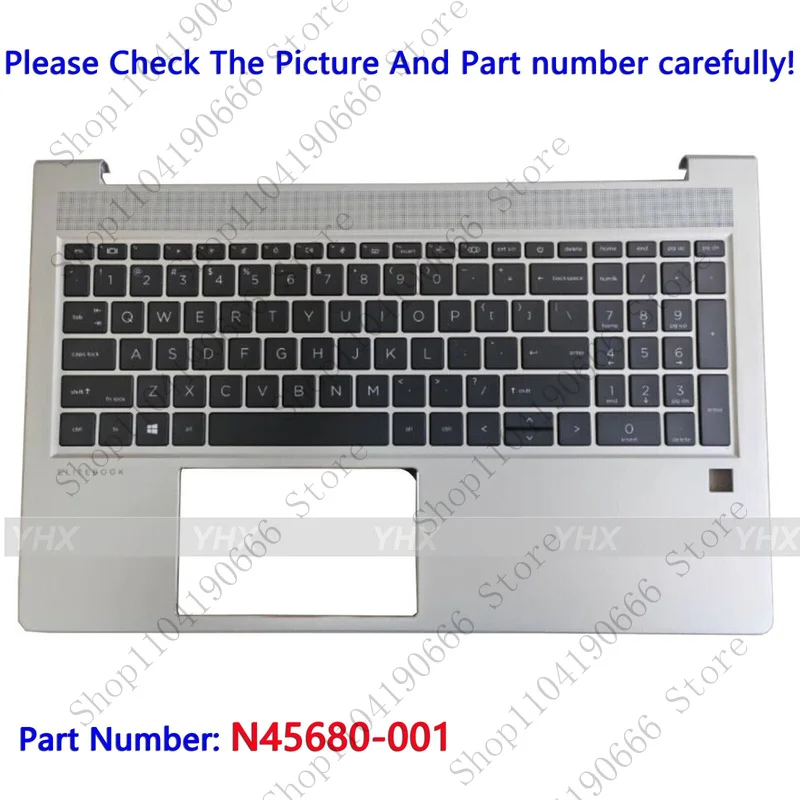 Notebook computer components New For HP Elitebook 650 G10 Palmrest Upper Case + Backlit Keyboard N45680-001. 
Notebook computer components New For HP Elitebook 650 G10 Palmrest Upper Case + Backlit Keyboard N45680-001.