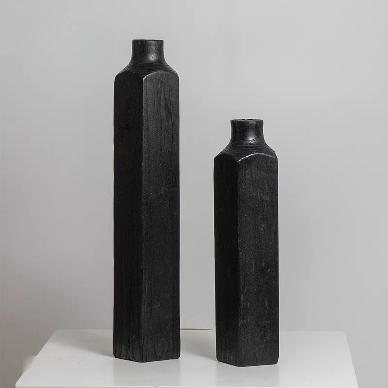Карбонизированная деревянная ваза для цветов в стиле ваби-саби, минималистичный декор для отеля, выставочный зал, украшение для гостиной, контейнер для сушеных цветов в прихожей
Карбонизированная деревянная ваза для цветов в стиле ваби-саби, минималистичный декор для отеля, выставочный зал, украшение для гостиной, контейнер для сушеных цветов в прихожей