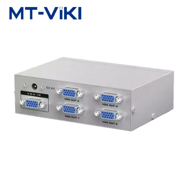 MT-VIKI 4-портовый разветвитель VGA, распределитель 1 в 4 выхода, 4 дисплея Monitore, блестящее изображение, синхронный Hohe Auflsung, полоса пропускания MT-2504
MT-VIKI 4-портовый разветвитель VGA, распределитель 1 в 4 выхода, 4 дисплея Monitore, блестящее изображение, синхронный Hohe Auflsung, полоса пропускания MT-2504