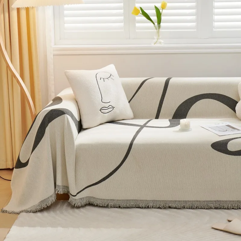 Black Line Chenille Sofa Cover Cloth Sofa Blanket Cover Full Cover Universal Couch Towel Cover Dust Proof Sofa Cushion Cover
Black Line Chenille Sofa Cover Cloth Sofa Blanket Cover Full Cover Universal Couch Towel Cover Dust Proof Sofa Cushion Cover