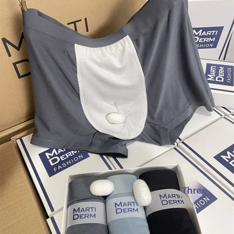 Luxury Silk Modal Boxed Set of Three Men's Seamless Boxer Shorts One-Piece Comfortable Underwear Mid-Waist Youth Pure Color
Luxury Silk Modal Boxed Set of Three Men's Seamless Boxer Shorts One-Piece Comfortable Underwear Mid-Waist Youth Pure Color