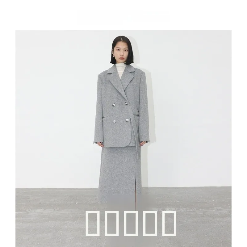 Blank Label mat Thiened Woolen Suit Jaet Women's Tweed Coat Autumn Winter High Precision Spun Woolen Outerwear
Blank Label mat Thiened Woolen Suit Jaet Women's Tweed Coat Autumn Winter High Precision Spun Woolen Outerwear