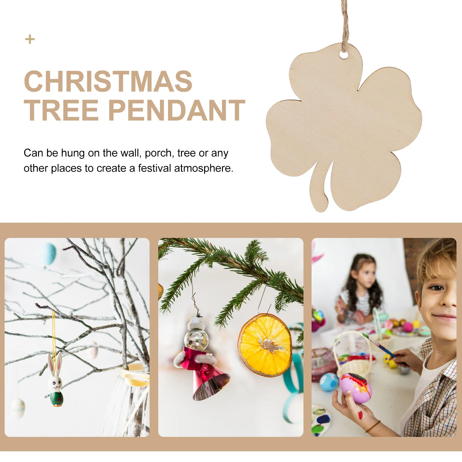 20pcs Leaf Clover Pendant Unfinished Wooden Christmas Tree Pendant Home Decor Hanging naments Christmas Tree Shamrock
20pcs Leaf Clover Pendant Unfinished Wooden Christmas Tree Pendant Home Decor Hanging naments Christmas Tree Shamrock