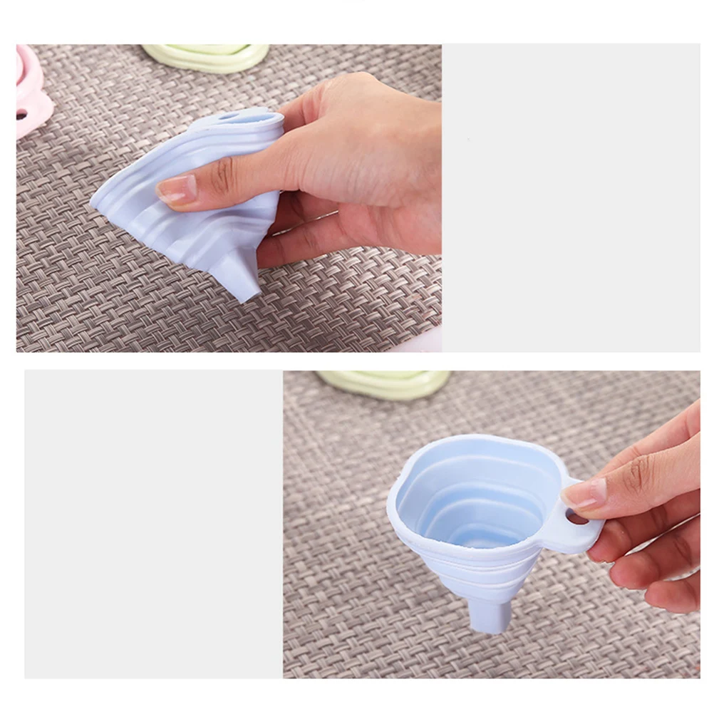 6pcs Silicone Funnel Foldable Oil Strainer Telescopic Liquid Transfer Tool For Kitchen Home Collapsible Funnel For Cooking Oil
6pcs Silicone Funnel Foldable Oil Strainer Telescopic Liquid Transfer Tool For Kitchen Home Collapsible Funnel For Cooking Oil