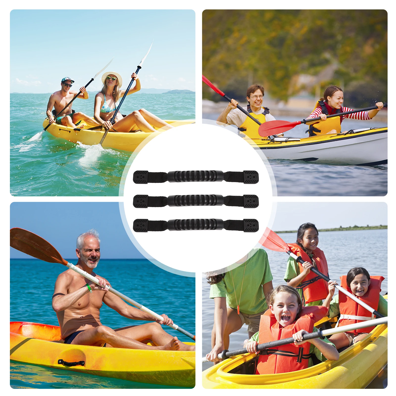 3 pcs Plastic Kayak Pulling Handle For Boat Carry Marine Accessories Replacement Durable Rope Handle Side Mount Transport Black
3 pcs Plastic Kayak Pulling Handle For Boat Carry Marine Accessories Replacement Durable Rope Handle Side Mount Transport Black