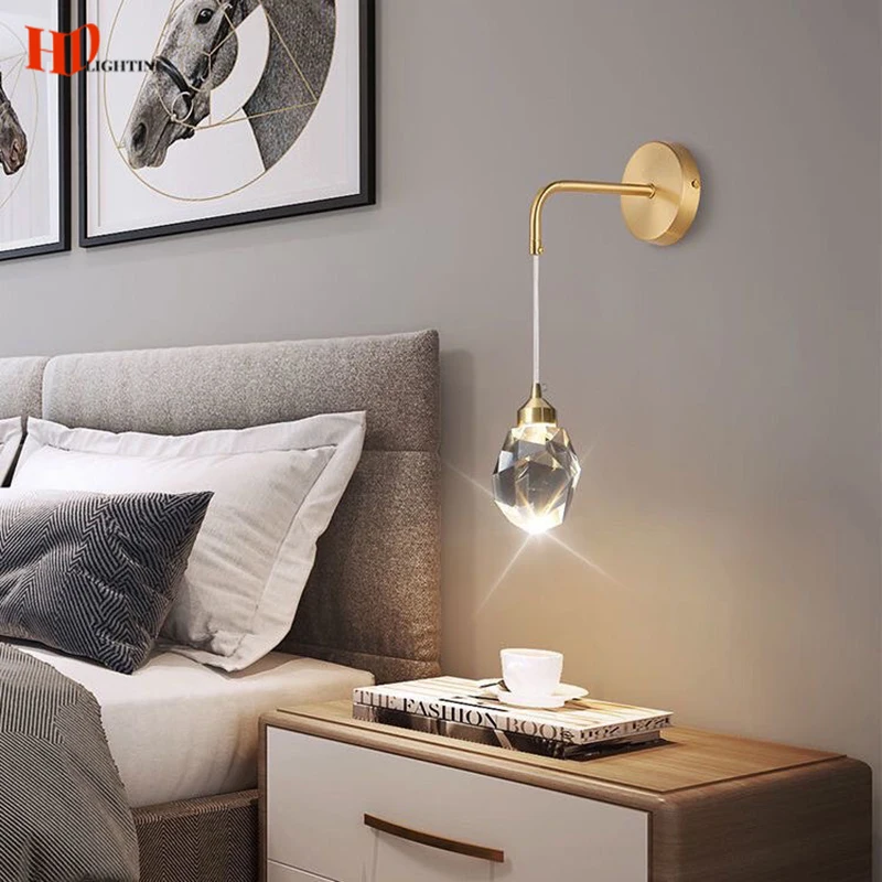 HD Nordic Luxury Crystal Cube Wall Lamps Gold Bedside LED Lights For Bedroom Aisle Staircase Bathroom Mirror Wall Decor Lighting
HD Nordic Luxury Crystal Cube Wall Lamps Gold Bedside LED Lights For Bedroom Aisle Staircase Bathroom Mirror Wall Decor Lighting