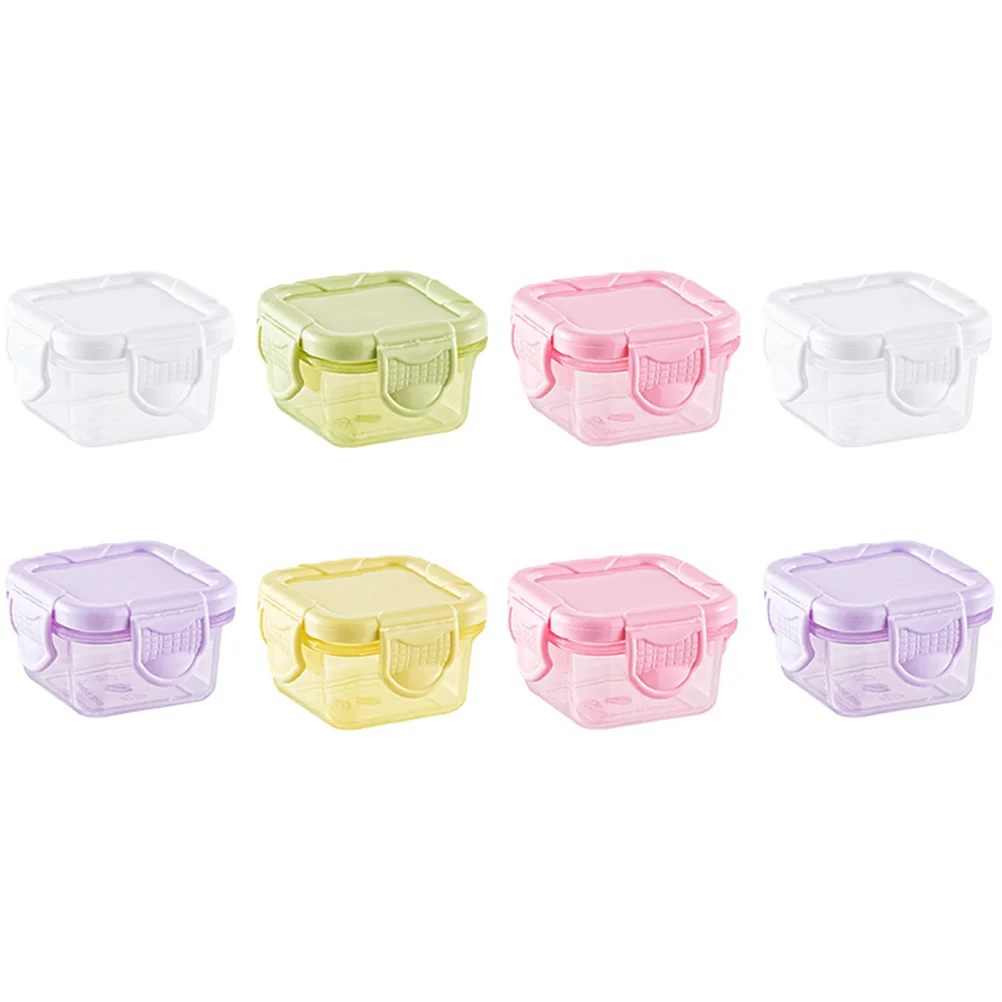8 Pcs Snack Seasoning Jar Dipping Sauce Cup Food Containers Condiment Cups for Lunch
8 Pcs Snack Seasoning Jar Dipping Sauce Cup Food Containers Condiment Cups for Lunch