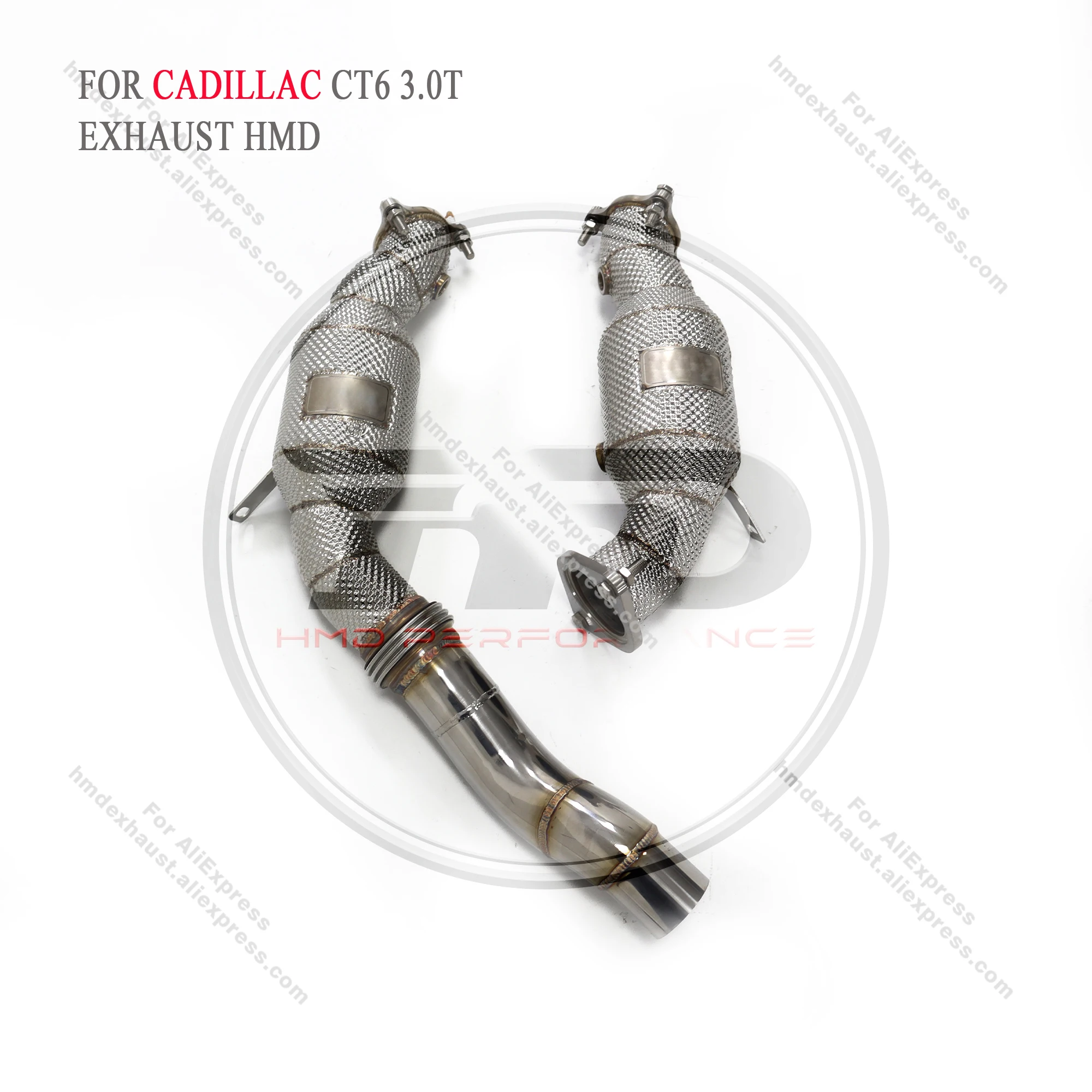 HMD Downpipe for Cadillac CT6 3.0T Exhaust System Stainless Steel Performance Header Catalytic Car Accessories
HMD Downpipe for Cadillac CT6 3.0T Exhaust System Stainless Steel Performance Header Catalytic Car Accessories