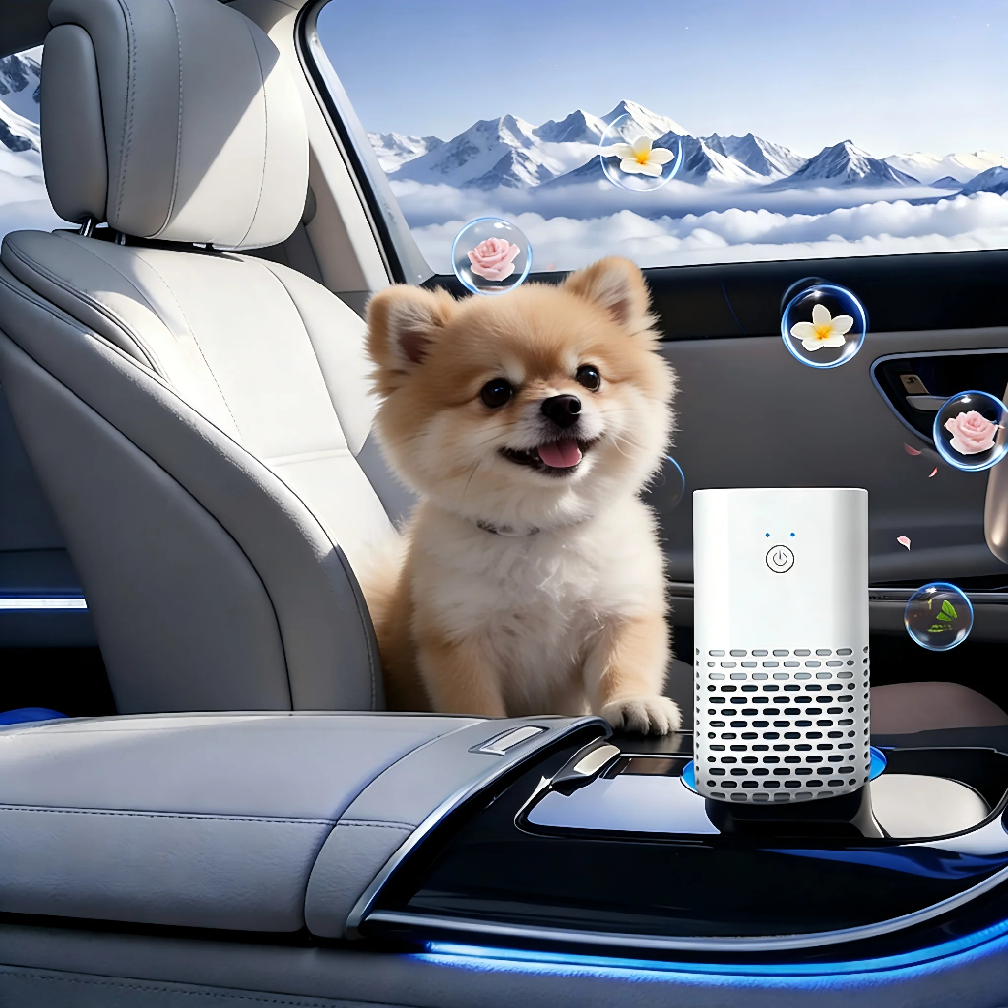 Smart Modern Eco-Friendly Portable Mini Car Air Purifier for Dogs Home Allergies USB Ambient Light AI Intelligence Pet Grooming
Smart Modern Eco-Friendly Portable Mini Car Air Purifier for Dogs Home Allergies USB Ambient Light AI Intelligence Pet Grooming