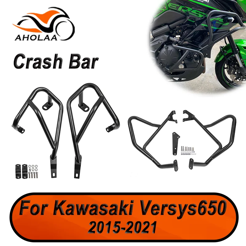 For Kawasaki Versys650 Versys 650 2015-2021 Crash Bar Engine Guard 2020 2019 2018 2017 2016 Frame Cage Motorcycle Accessories
For Kawasaki Versys650 Versys 650 2015-2021 Crash Bar Engine Guard 2020 2019 2018 2017 2016 Frame Cage Motorcycle Accessories