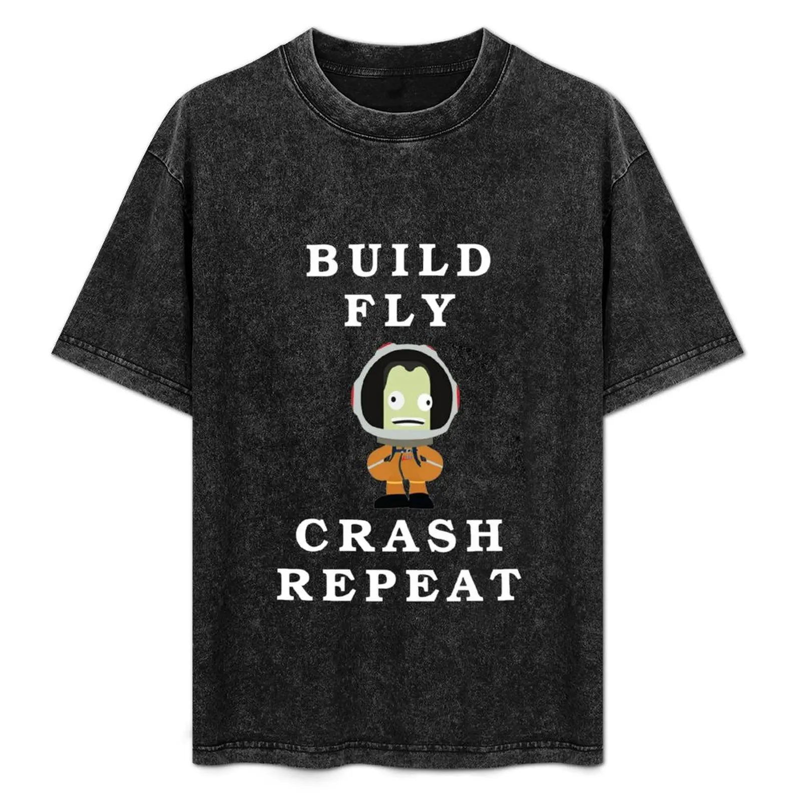 Build fly crash repeat , Kerbal space program , Kerbals T-Shirt Breathable Workout Short Sleeve Top
Build fly crash repeat , Kerbal space program , Kerbals T-Shirt Breathable Workout Short Sleeve Top