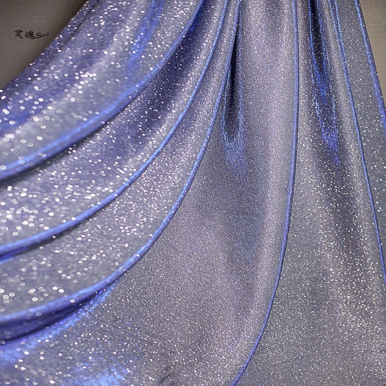 Laser Starry Sky Magic Color Highlight Elastic Designer Fabric Knitted Fabric For DIY Wedding Dress
Laser Starry Sky Magic Color Highlight Elastic Designer Fabric Knitted Fabric For DIY Wedding Dress