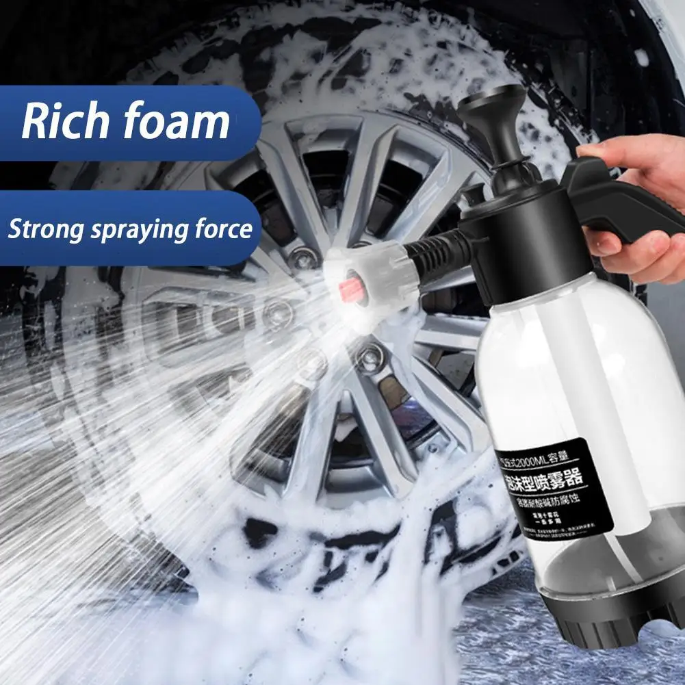 2L Handheld Foam Sprayer for Car High Pressure Hand Pump With Pressure Relief Valve Car Wash Spray Bottle Window Cleaning Tools
2L Handheld Foam Sprayer for Car High Pressure Hand Pump With Pressure Relief Valve Car Wash Spray Bottle Window Cleaning Tools