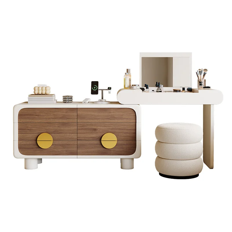 Dressing table, chest, integrated bedroom, modern simple milk
Dressing table, chest, integrated bedroom, modern simple milk