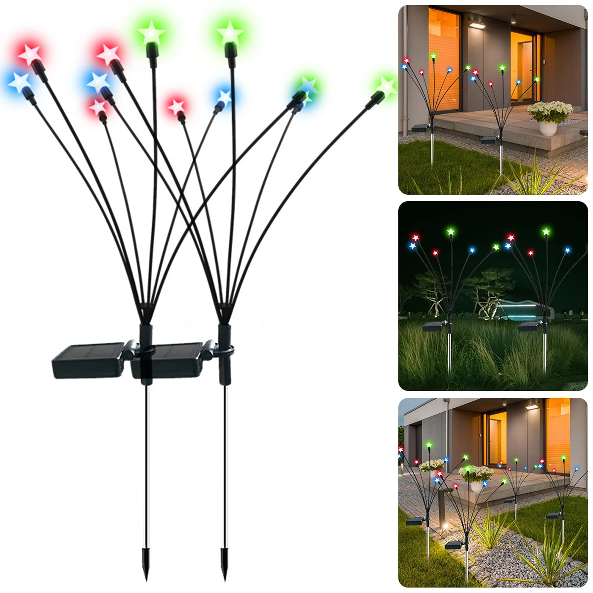 12 LED Stars Solar Lights Outdoor Garden Decoration Starburst Swaying Landscape Garden Lights Lawn Garden Decor Solar Light
12 LED Stars Solar Lights Outdoor Garden Decoration Starburst Swaying Landscape Garden Lights Lawn Garden Decor Solar Light