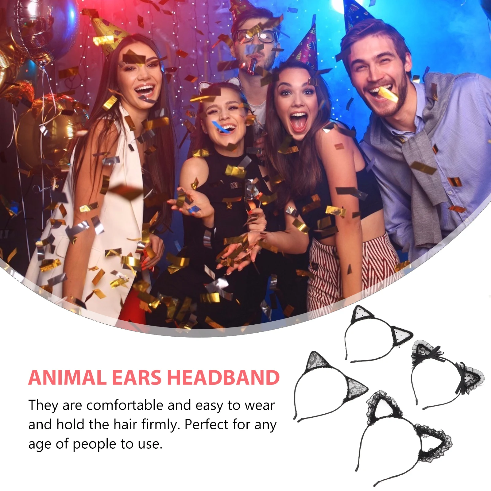 4Pcs Lace Headband Hair Hoops Black Ribbon Mesh Ears Women Accessories Ears Girls Wedding Birthday Gifts
4Pcs Lace Headband Hair Hoops Black Ribbon Mesh Ears Women Accessories Ears Girls Wedding Birthday Gifts