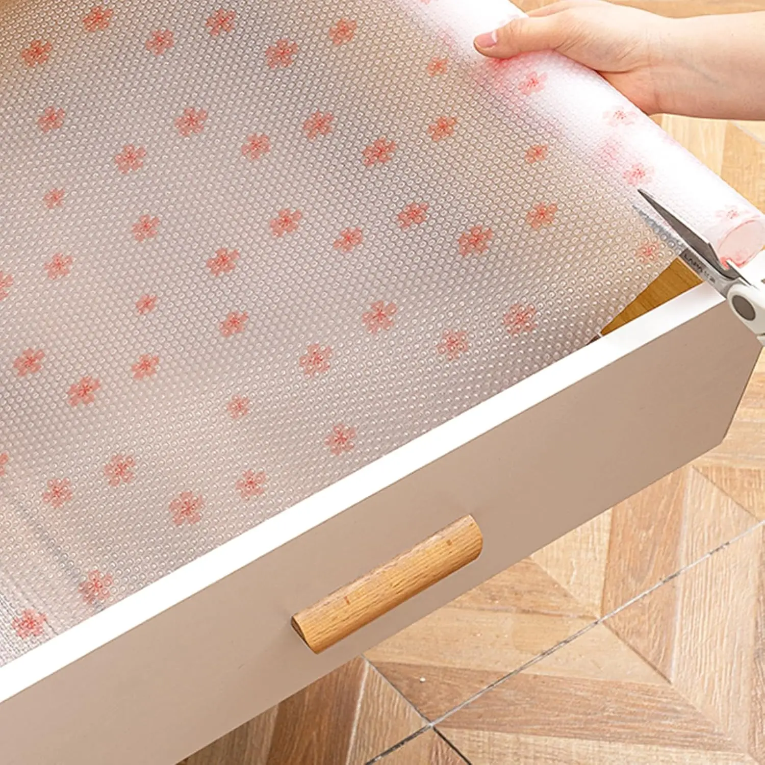 Cherry Blossom Shelf Liner Non-Adhesive Non-Slip Waterproof Kitchen Shelf Paper with Pink Floral Design for Drawers Cabinets
Cherry Blossom Shelf Liner Non-Adhesive Non-Slip Waterproof Kitchen Shelf Paper with Pink Floral Design for Drawers Cabinets