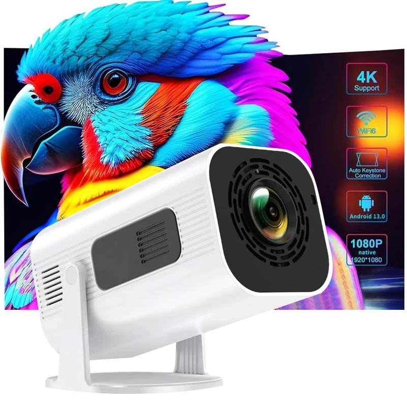 Mini Projector with WiFi and Bluetooth, Native 1080P 180° Rotation Stand Smart Projector, Portable Projector with Android TV 13
Mini Projector with WiFi and Bluetooth, Native 1080P 180° Rotation Stand Smart Projector, Portable Projector with Android TV 13