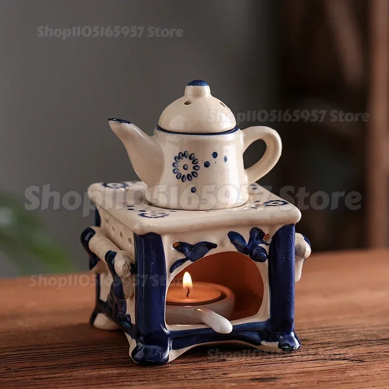 3 in 1 Vintage Reed Diffuser Essential Oil Incense Burner Ceramics Tea Warmer Set with Candle Holder Tray Home Decor Ornaments
3 in 1 Vintage Reed Diffuser Essential Oil Incense Burner Ceramics Tea Warmer Set with Candle Holder Tray Home Decor Ornaments