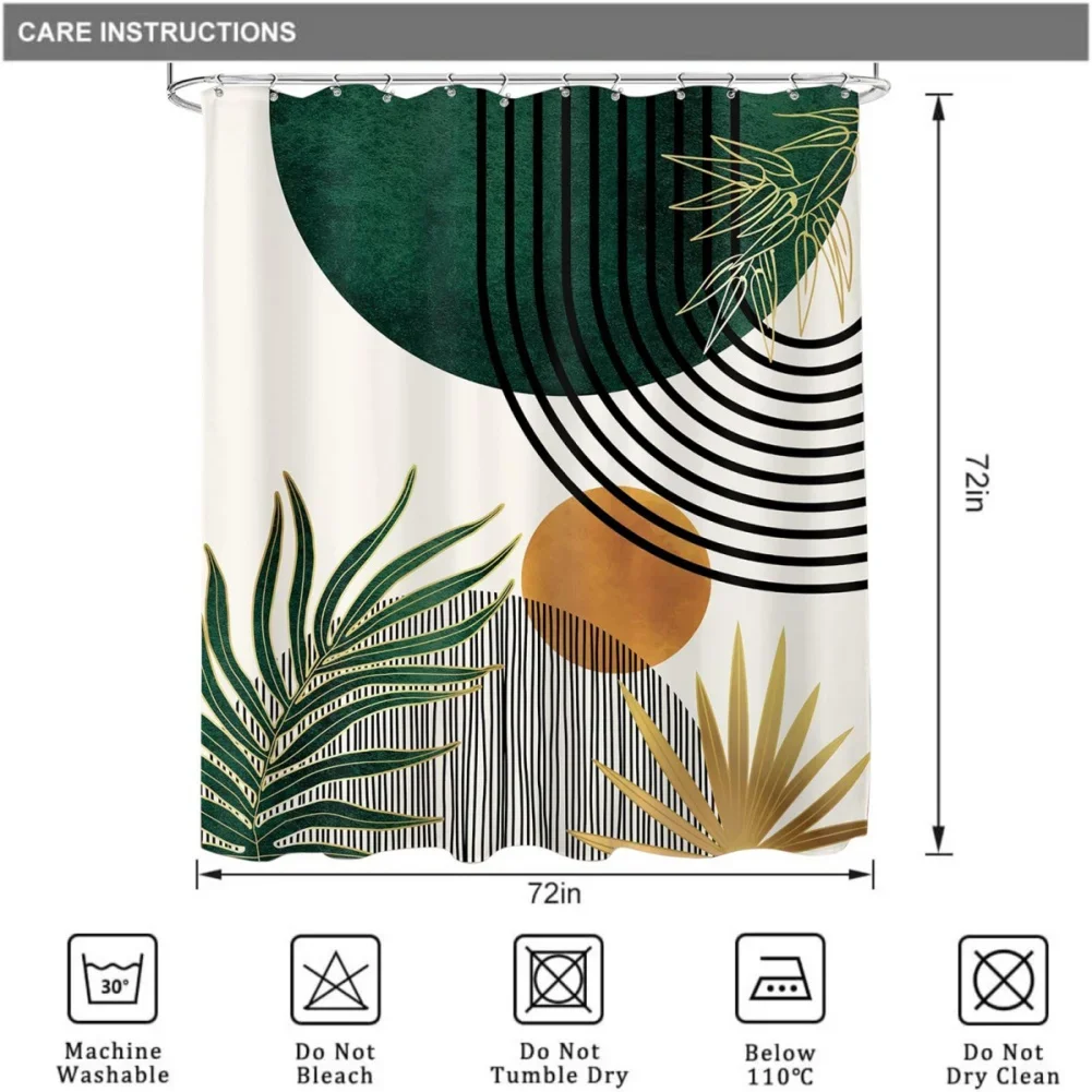 Занавески для душа против плесени, легкая, устойчивая к разрыву, большая занавеска для ванной комнаты, богемный цветочный дизайн с усиленными крючками
Занавески для душа против плесени, легкая, устойчивая к разрыву, большая занавеска для ванной комнаты, богемный цветочный дизайн с усиленными крючками