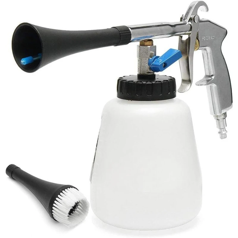 Pneumatic Tornado Car Interior Cleaning Gun Cyclone Dust Blower Handheld High Pressure Air Duster with Brush for Detailing Use
Pneumatic Tornado Car Interior Cleaning Gun Cyclone Dust Blower Handheld High Pressure Air Duster with Brush for Detailing Use