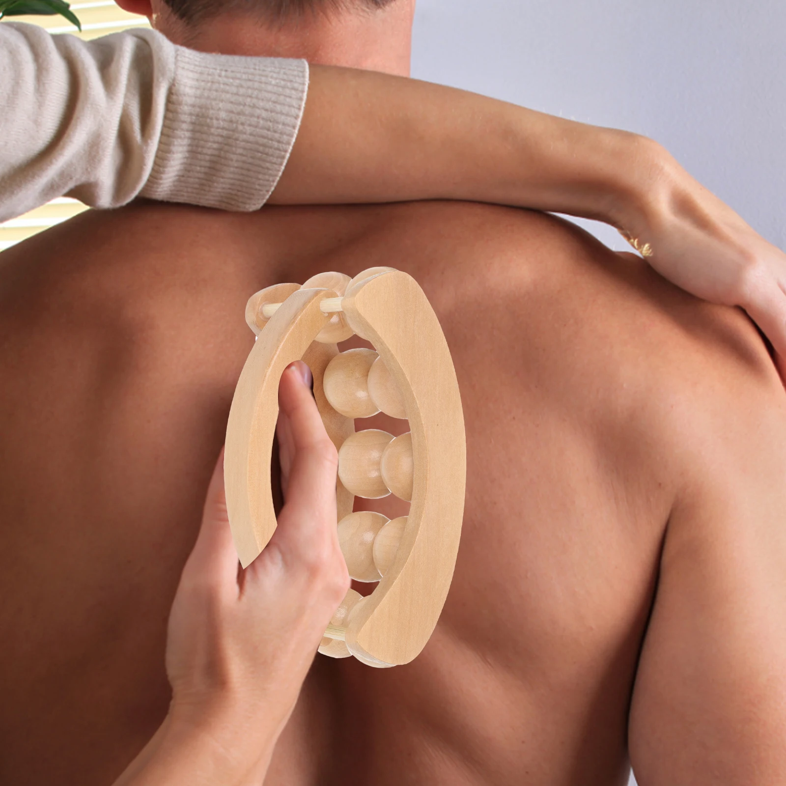 Wooden H held Massager Body Roller Neck Acupoint Relief Tool Durable Smooth Surface Manual Home Use
Wooden H held Massager Body Roller Neck Acupoint Relief Tool Durable Smooth Surface Manual Home Use