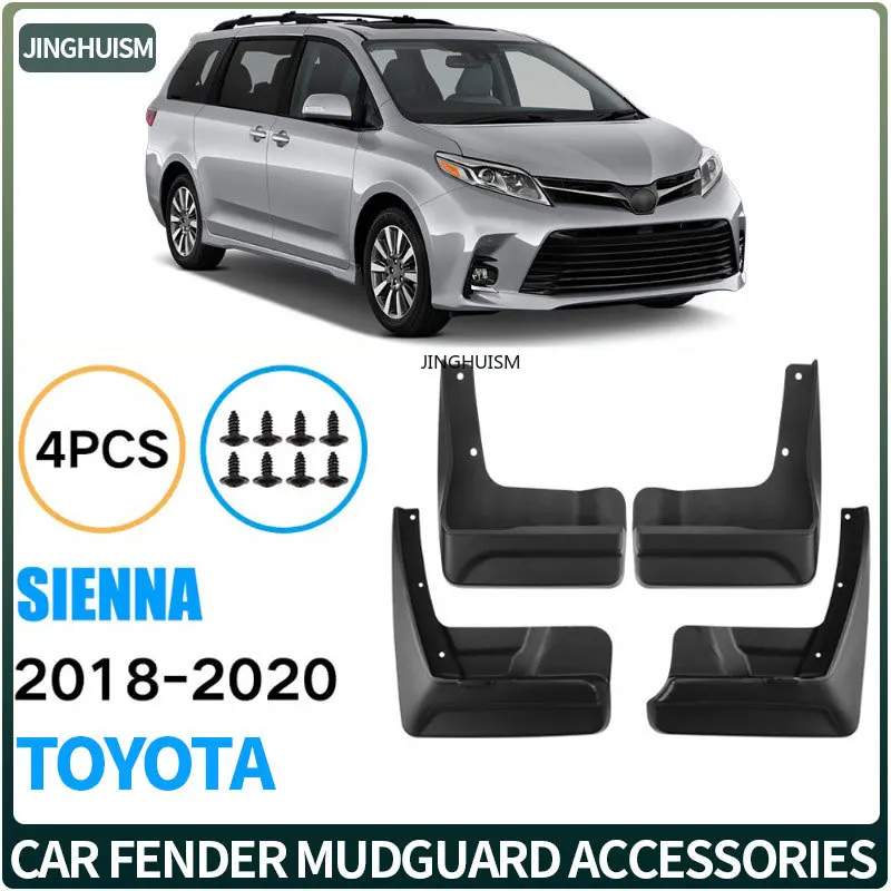 Mudguards FOR Toyota Sienna 2018-2020(SE Version Is Not Suitable) Auto Mud Flaps Exterior Styling Accessory ABS Anti Splash
Mudguards FOR Toyota Sienna 2018-2020(SE Version Is Not Suitable) Auto Mud Flaps Exterior Styling Accessory ABS Anti Splash