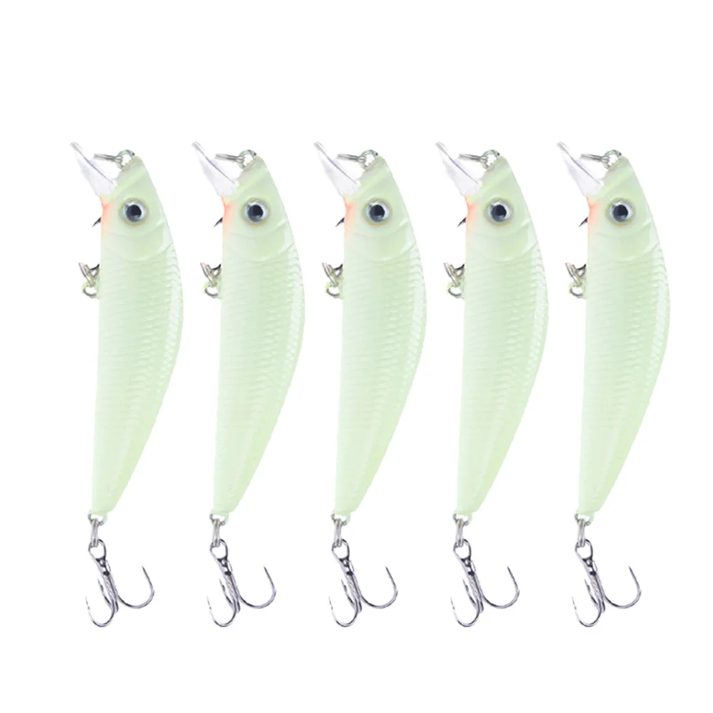5 Pcs Hard Bait Fishing Bait Lure Artificial Hard Baits Glow Dark 3D Luminous Bass Spinners Hook Freshwater Sea
5 Pcs Hard Bait Fishing Bait Lure Artificial Hard Baits Glow Dark 3D Luminous Bass Spinners Hook Freshwater Sea