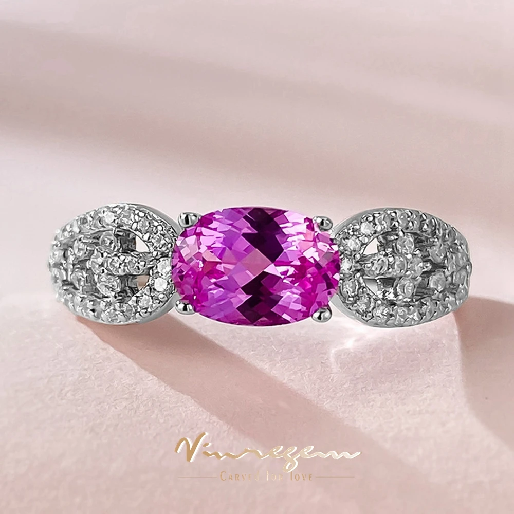 Vinregem Oval Cut 5*7 MM Lab Created Sapphire Gemstone 100% 925 Sterling Silver Ring for Women Wedding Party Jewelry Wholesale
Vinregem Oval Cut 5*7 MM Lab Created Sapphire Gemstone 100% 925 Sterling Silver Ring for Women Wedding Party Jewelry Wholesale